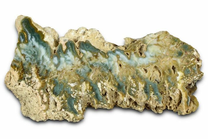 Polished Gabbs Valley Seam Agate Slab - Nevada #371178